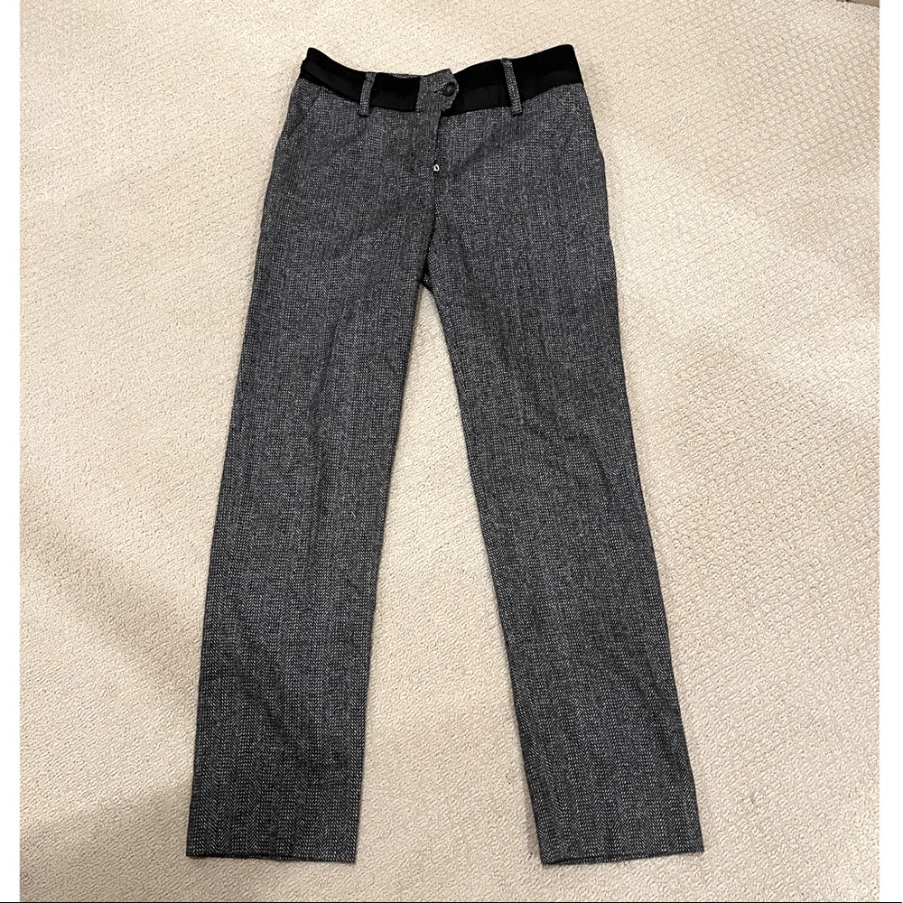 Vintage Dolce & Gabbana Wool Houndstooth Pants / Trousers